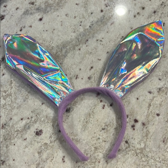 Holographic Bunny Ear Headband for Kids Set of 4 - Picture 2 of 5
